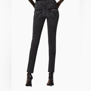 Hudson Collin Mid-Rise Skinny Ankle Jeans Washed Black size 25